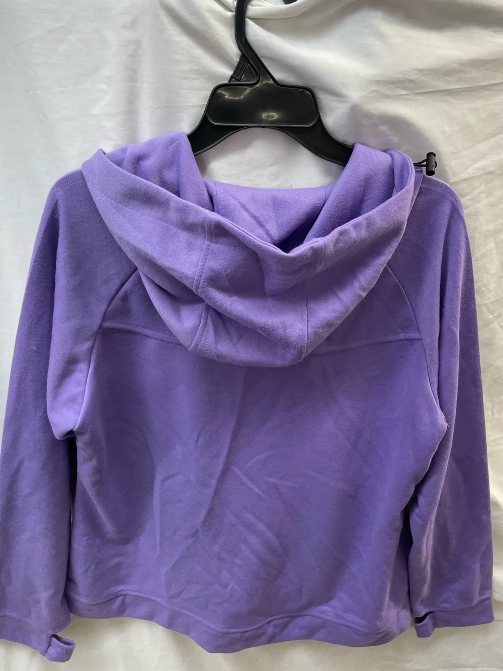 Nike Lavender Full-Zip Hoodie with thumb strap ladies sz 3x